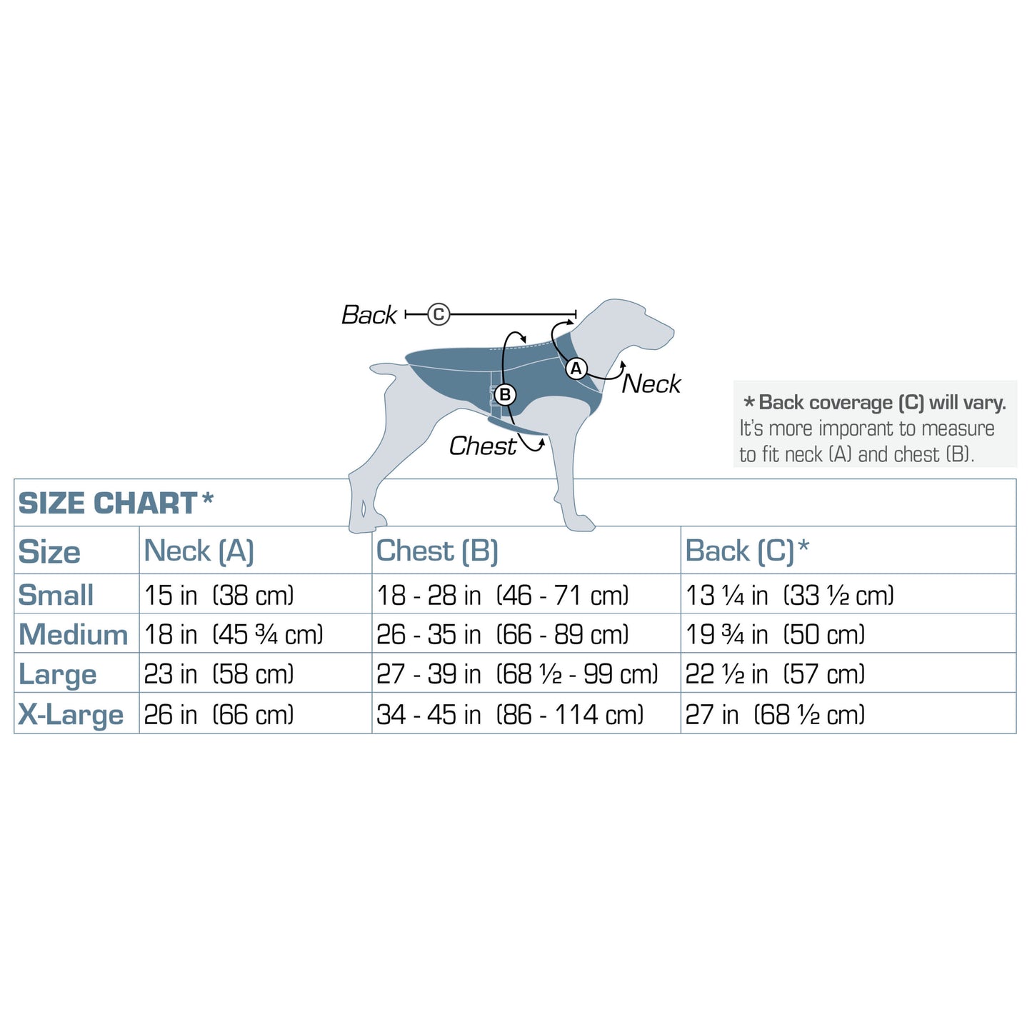 kurgo® Core Cooling Vest - Icy Blue/Storm Blue