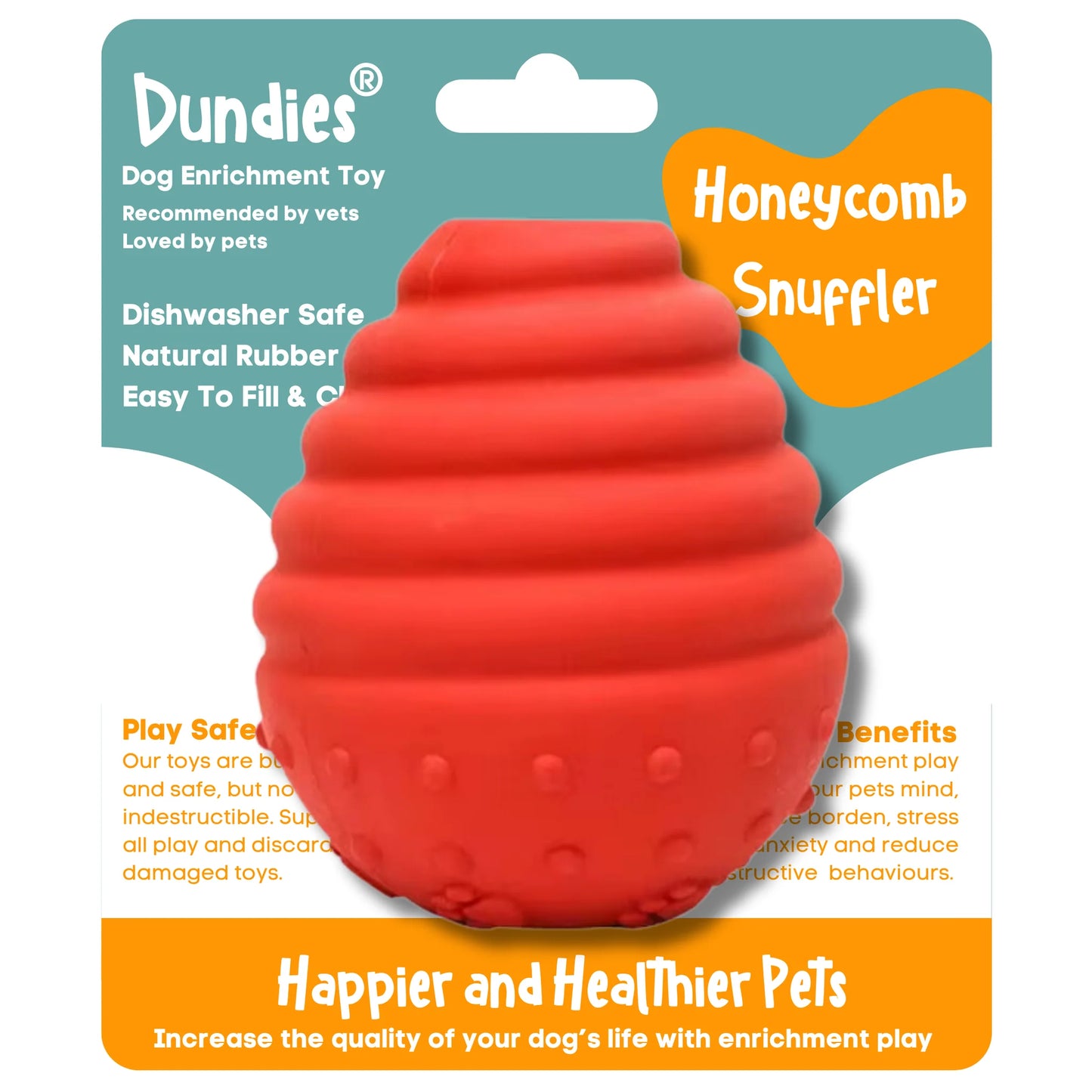 Dundies Honeycomb Snuffler Dog Enrichment Toy