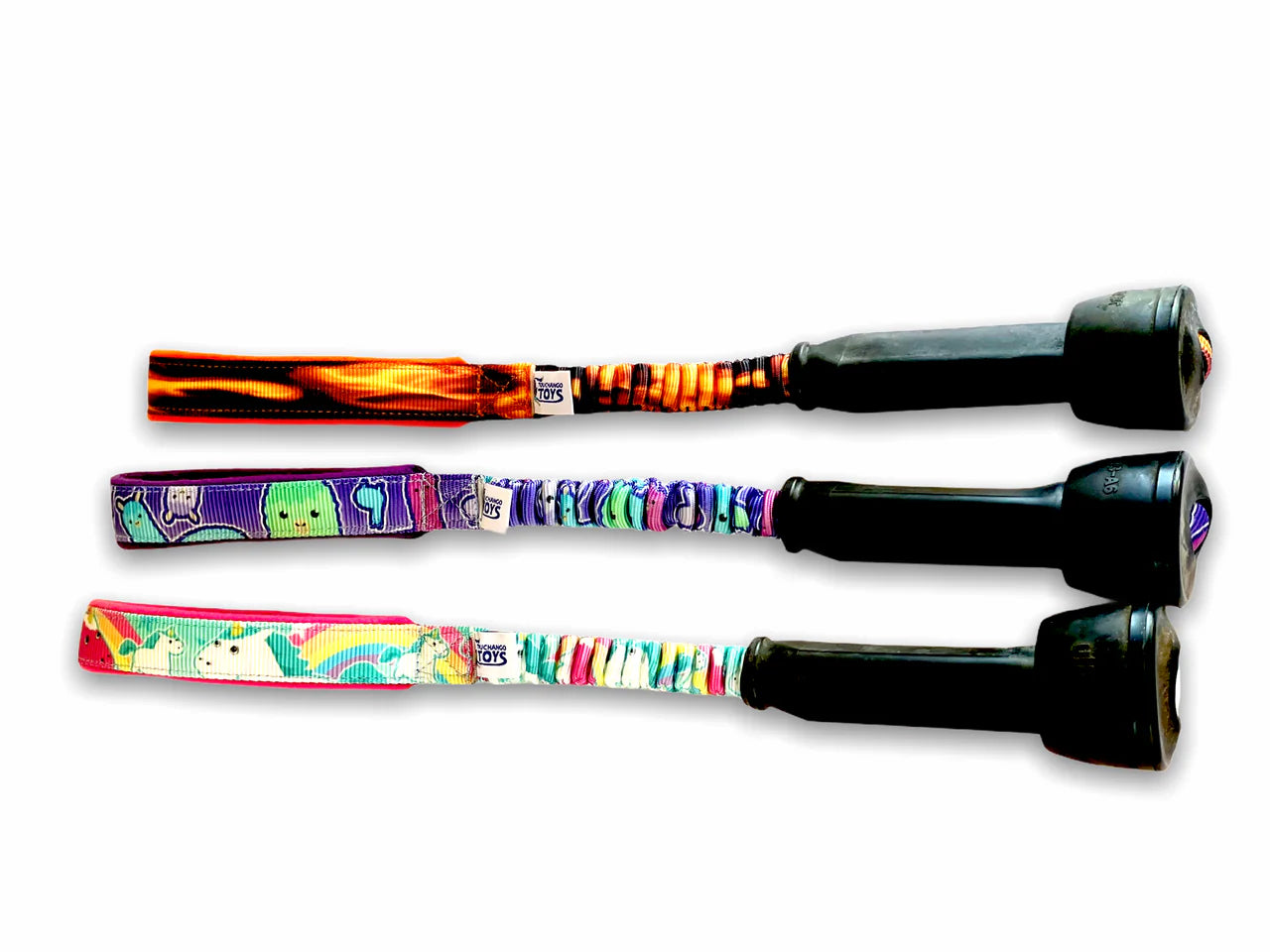 Recycled Bungee Udders with Patterned Handle