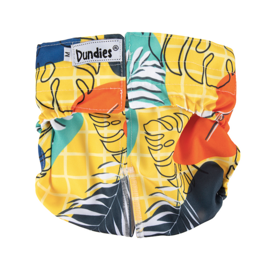 Dundies All In One Nappy with tail hole - XS