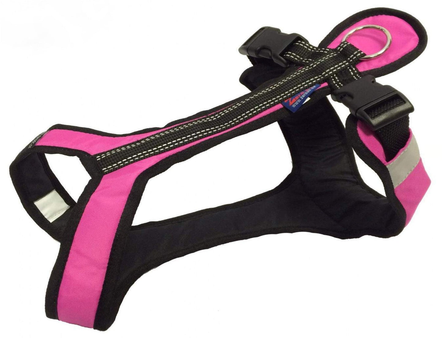 Zero DC SHORT Harness - Pink with Black Trim